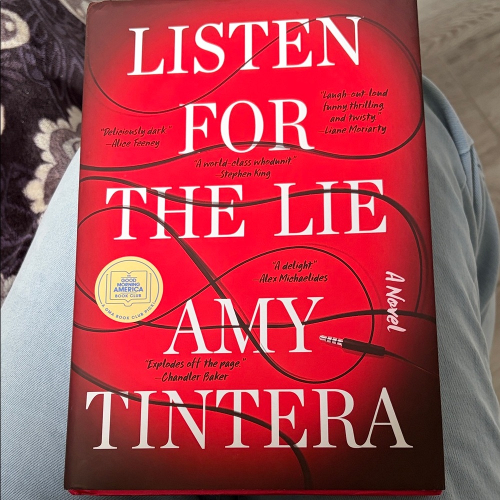 Red 'Listen for the Lie' Book by Amy Tintera